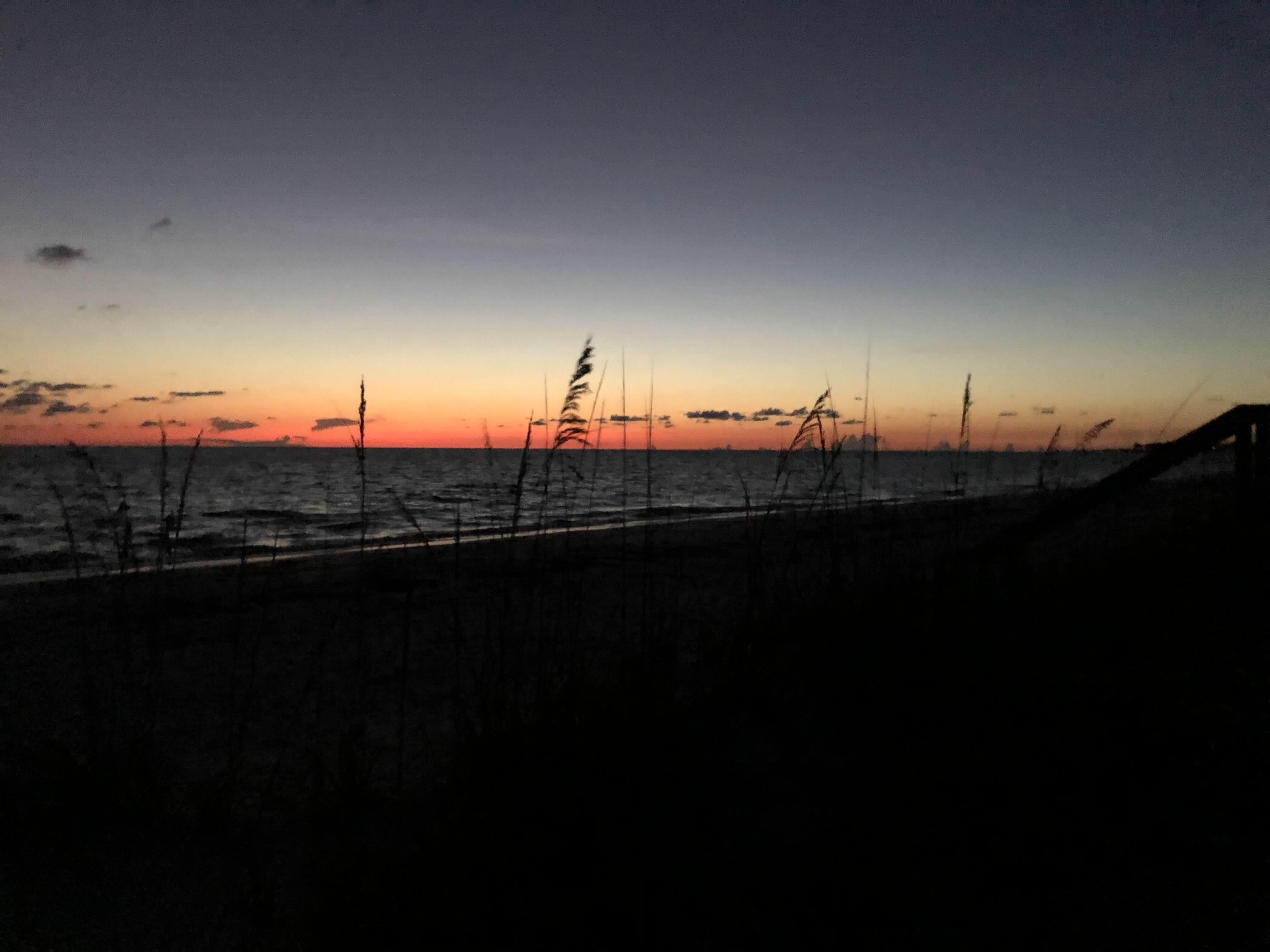 Open water and evening light at Boca Grande Pass